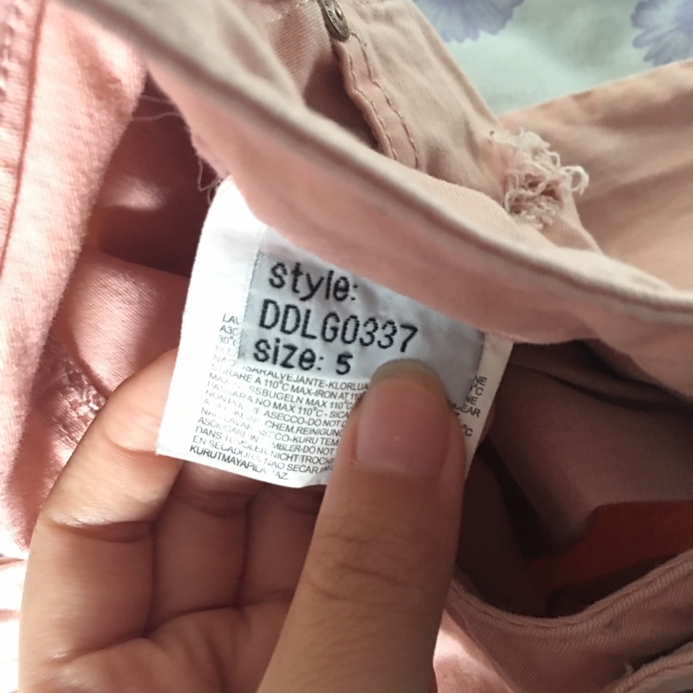 Pink jeans